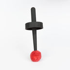Bosko Applicator Lid with red primer brush attached, front view on white background
